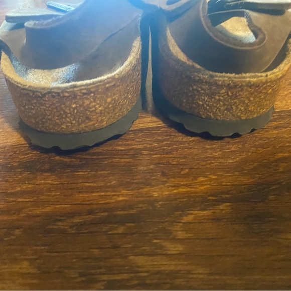 Birkenstock Kairo Habana Brown Ankle Strap Slingback Leather Sandals 38 - Picture 5 of 11